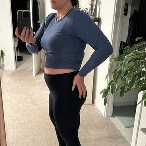 Lululemon long sleeve crop top